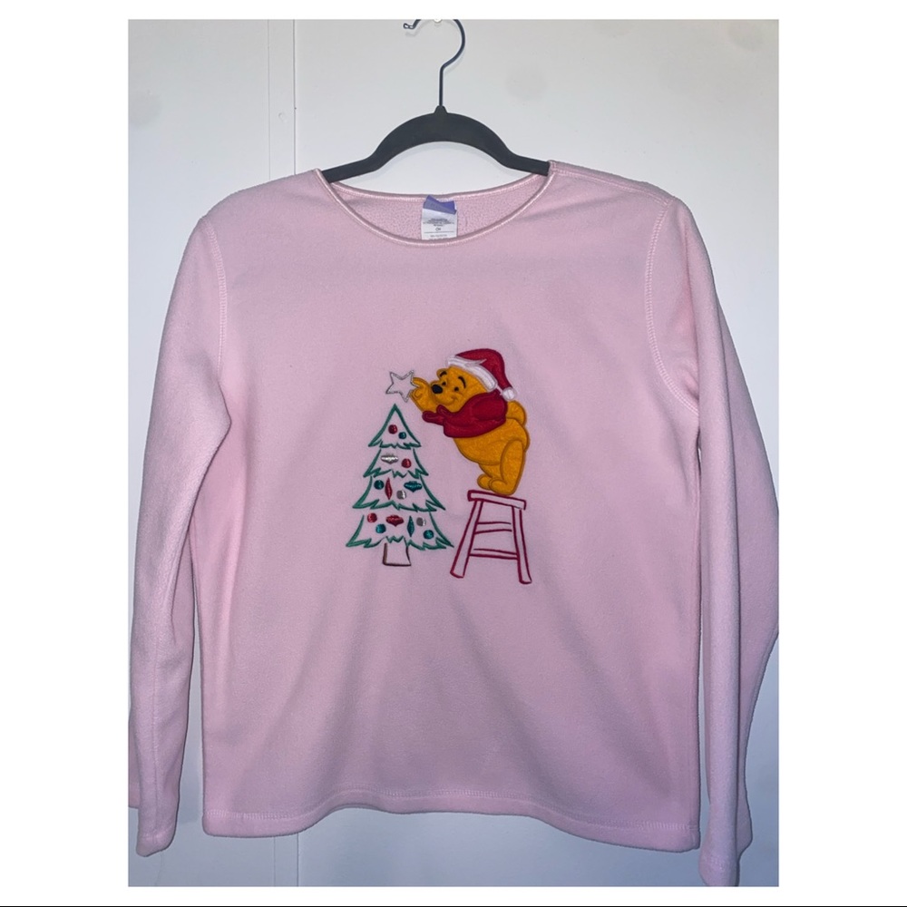 Disney Winnie The Pooh Pink Holiday Sweater ✨